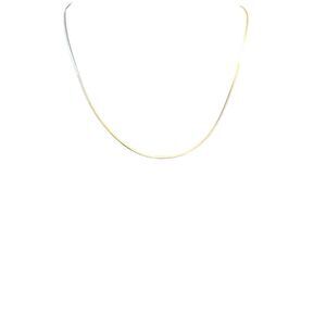 Giani Bernini Sterling Silver Necklace, 16”Square Snake Chain